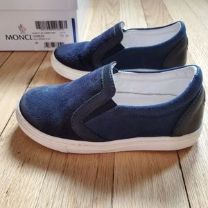 Boys Moncler: moccasins that can be worn to school size 26
